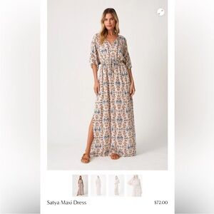 NWT Lovestitch Satya Floral Maxi Dress